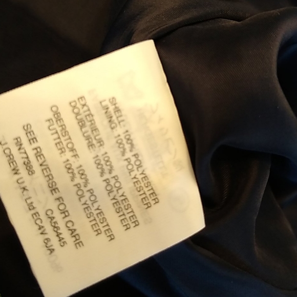 J.Crew Ruffle Pencil Skirt Lined Navy w/Lemons 6 - Picture 3 of 8